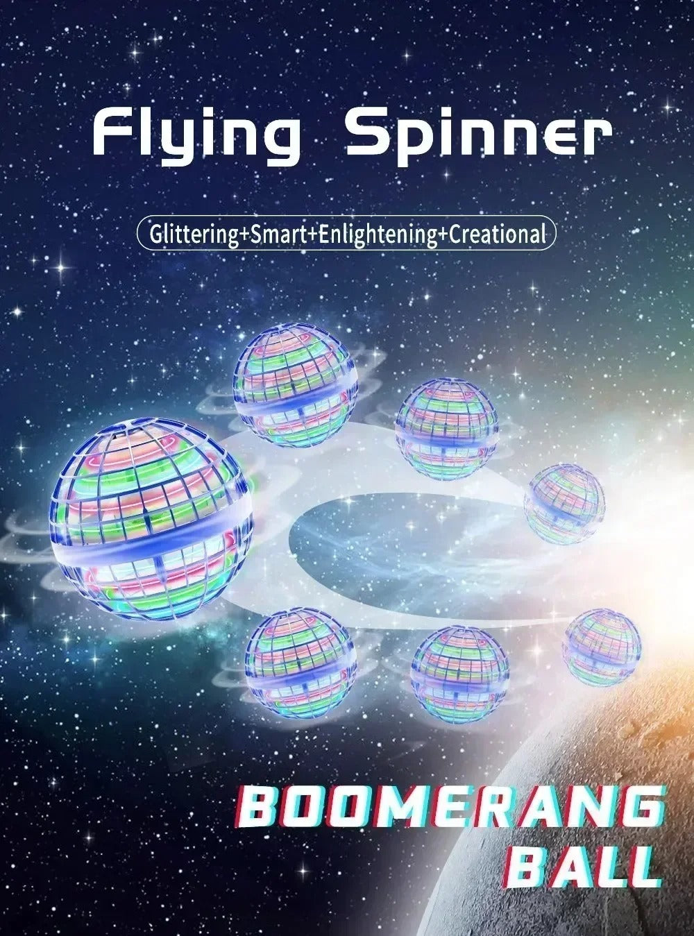 Flying Boomerang Ball